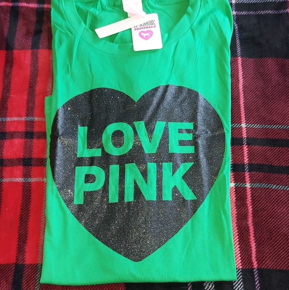 PINK Campus short sleeve Tee size Large NWT - Picture 5 of 10